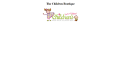 Desktop Screenshot of childrenboutique.com