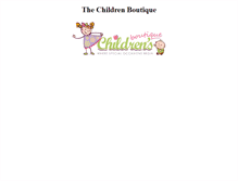 Tablet Screenshot of childrenboutique.com